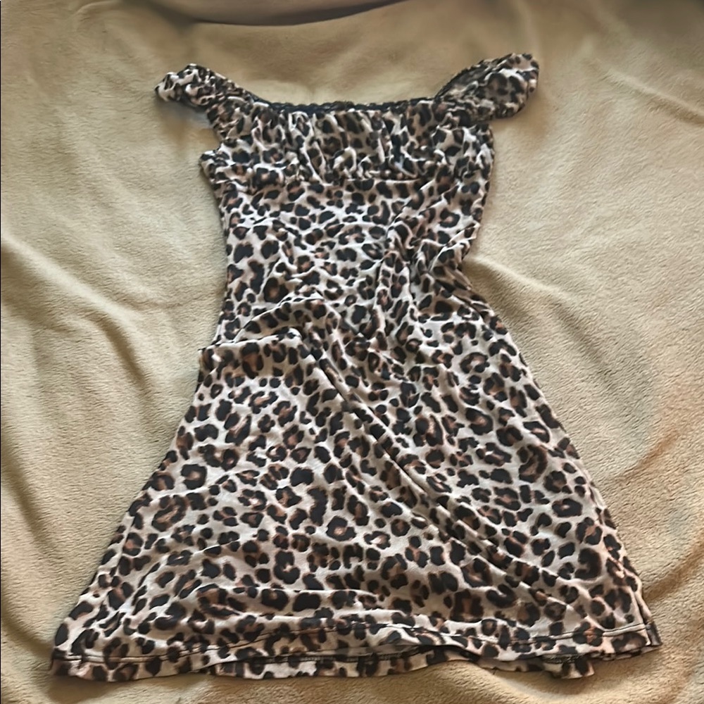 Full Tilt Leopard Print Dress